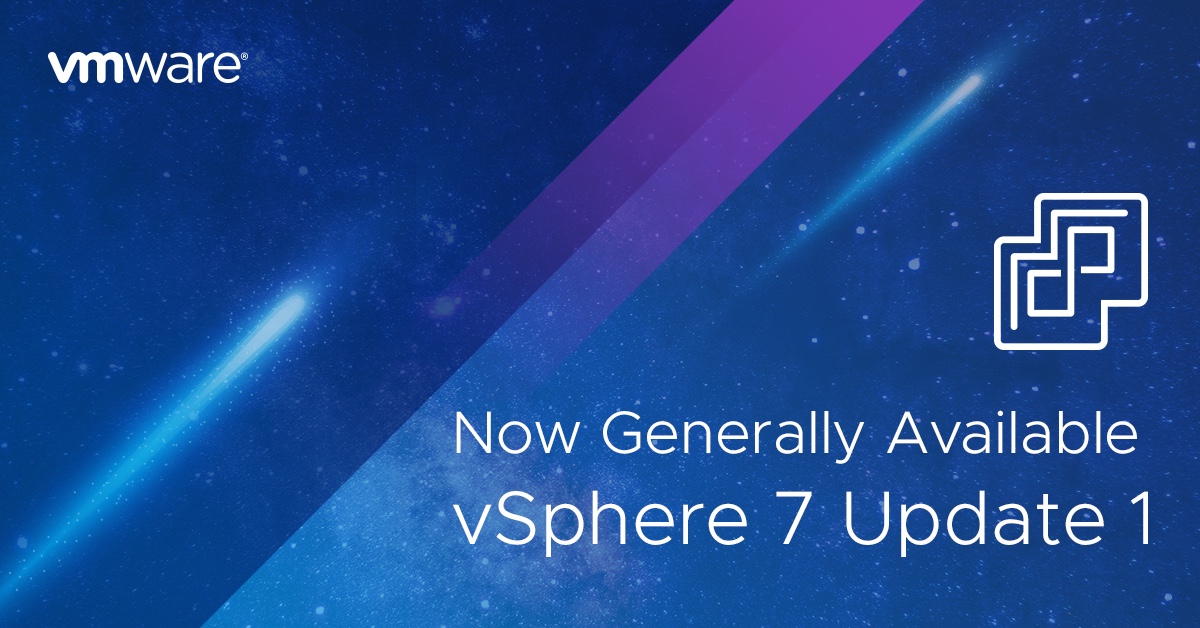 VMware vSphere 7 Update 1 GA免费下载